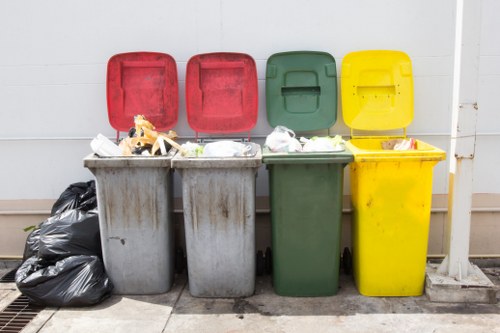 Furniture sorted for recycling in Barking