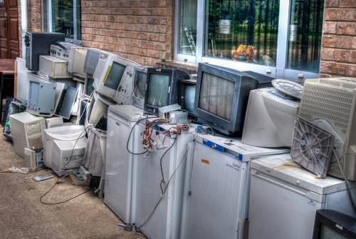 Office clearance experts removing furniture